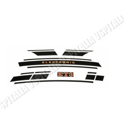 Kit di adesivi neri -Electronic- SIP per Vespa 125 Primavera ET3 - R.O. Piaggio 610194M