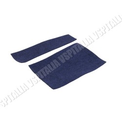 Moquette blu di rivestimento bauletto laterale PASCOLI per Vespa 125 Primavera ET3 - R.O. Piaggio