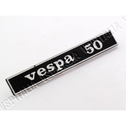 Targhetta posteriore -Vespa 50 - in metallo fissaggio 2 perni per Vespa 50 R dal telaio V5A1T 826604 - R.O. Piaggio 152509