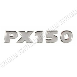 Adesivo cofano -PX150- resinato colore argento per Vespa PX freno a disco - Millenium - R.O. Piaggio 575796
